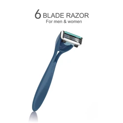 OEM Shaving Razor Painless 6 Blades Good Quality Portable Replace Razor for man