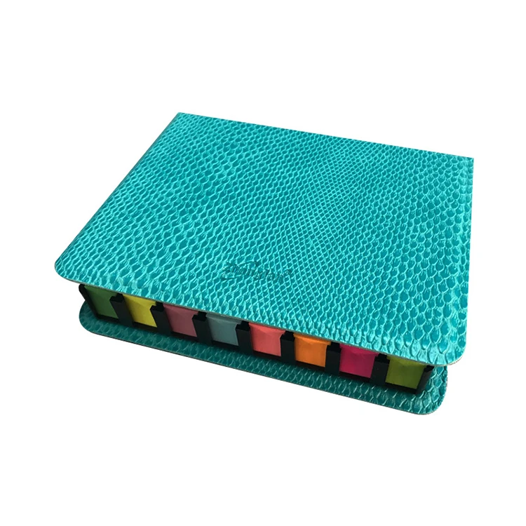 Wholesale Vintage Kraft Paper Cover Arrow Shape Index Sticky Notes Box With Calendar