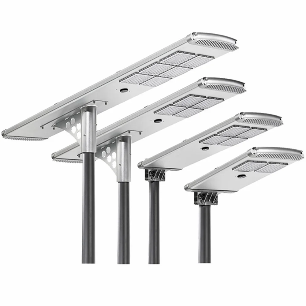 EXC High power aluminum smart solar panel energy power all in one solar lights led outdoor street lamp