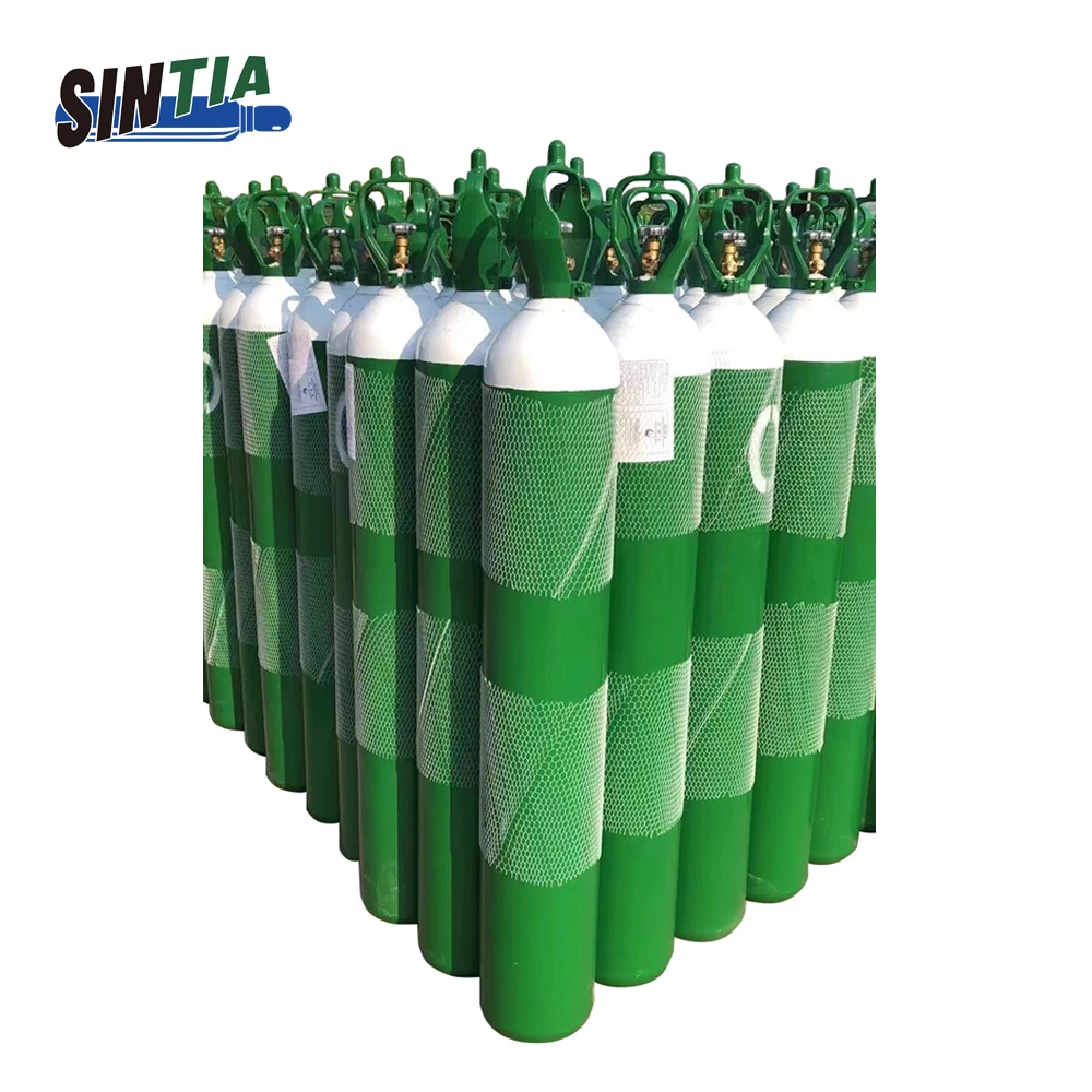 40l High Pressure Argon Hydrogen Disposable Helium Steel Gas Cylinder