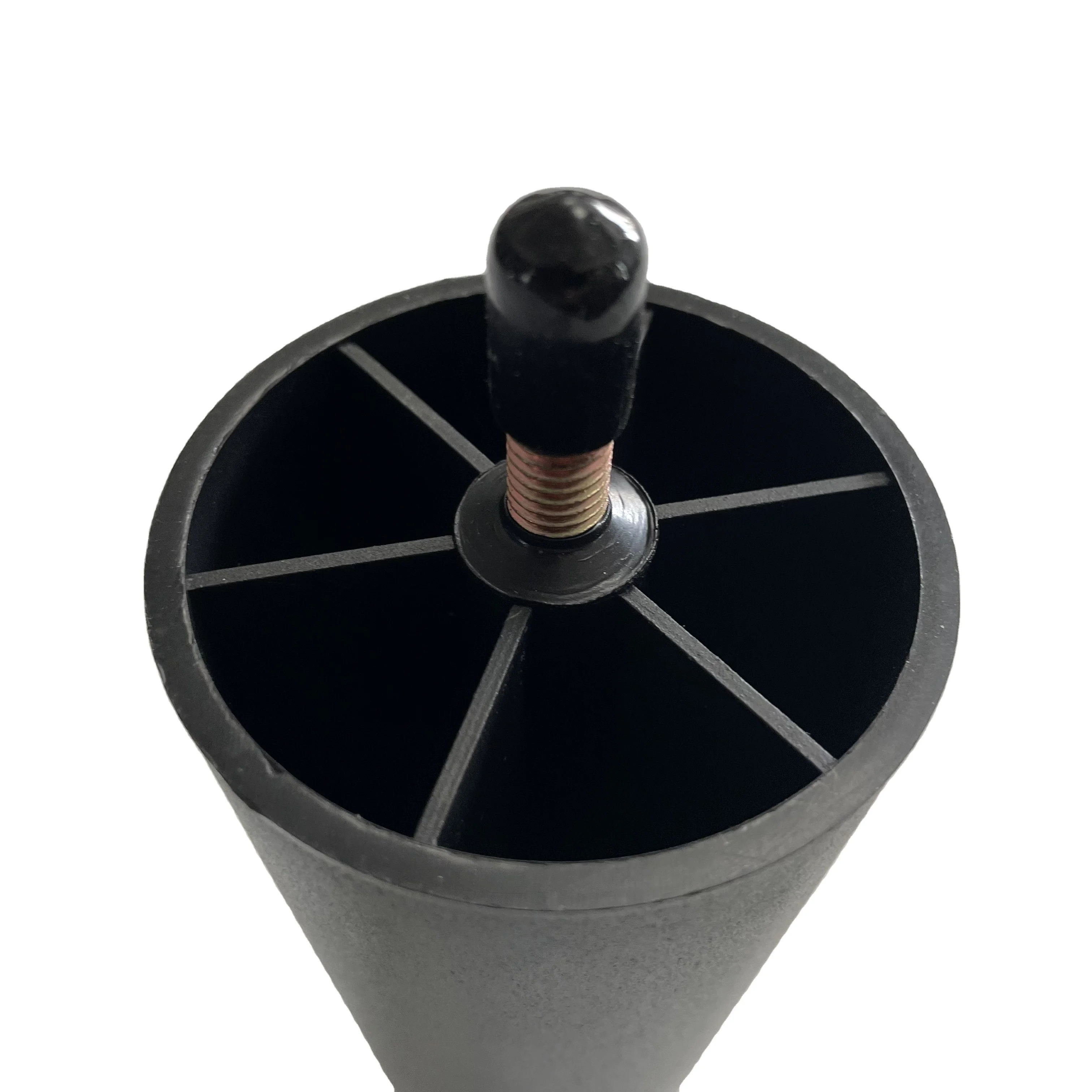 african cheap price  Customized Black Wear-resistant  Plastic Sofa furniture Leg/ chair leg