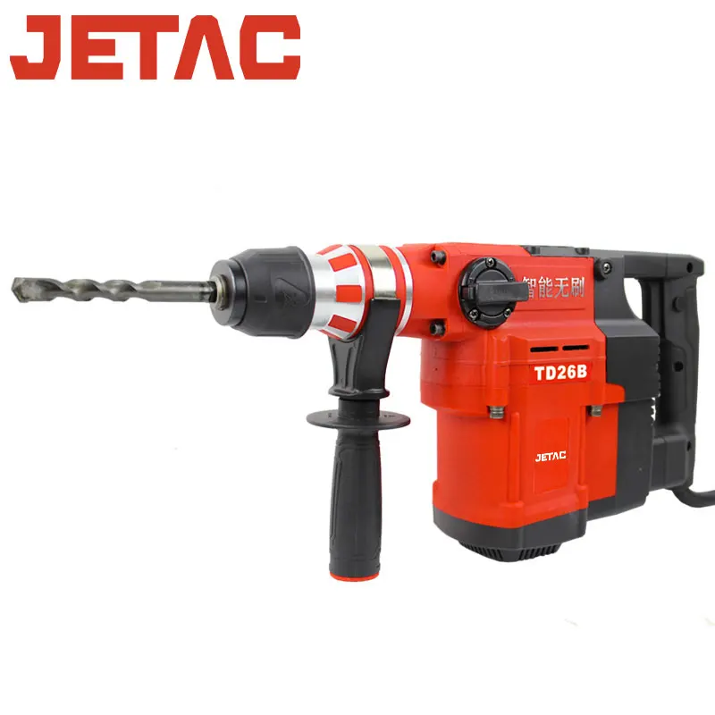 1200W Power Drill Tool Brushless 26mm Multifunction Electric Demolition Hammer Impact Electric Rotary Hammer drill