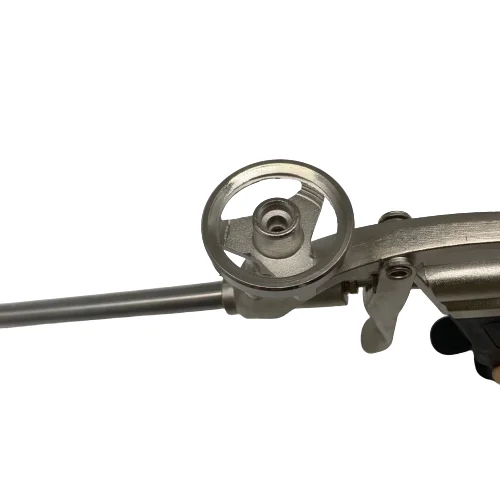 Hand Tools Plated Pu Spray Foam Gun OEM Silver White PU polyurethane foam gun  for Foam Aerosol