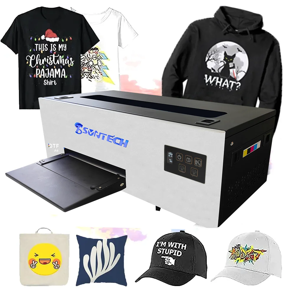 Suntech 30cm 40CM Impresora MIni Heat Transfer DTF Print Digital Printing Machine A3A4 1390 XP600 Inkjet DTF Printer for T Shirt