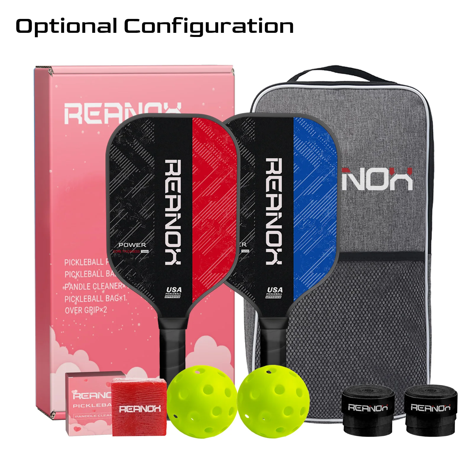 Wholesale Pro Pickleball Paddle Usapa Approved Set 16mm Of 2 Kelvar Pickleball Paddle