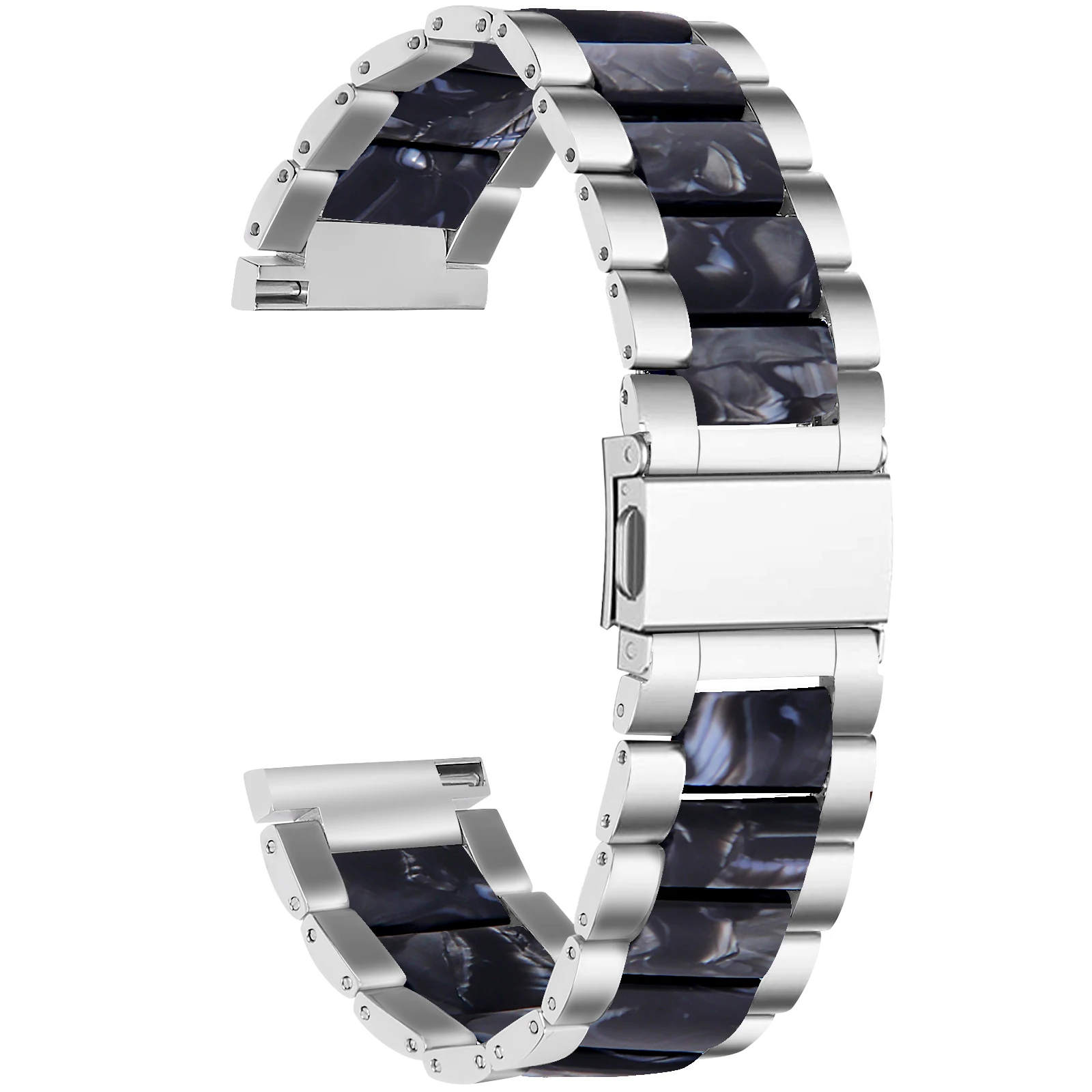 with package premium solid color resin wristband samsung active 2 watch band for samsung galaxy watch 5 pro 4 Band