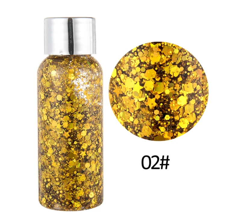 
New Colors Mixed Glitter Powder For Nail Glitter Dip Powder Face Body Sparkly Bulk Glitter 