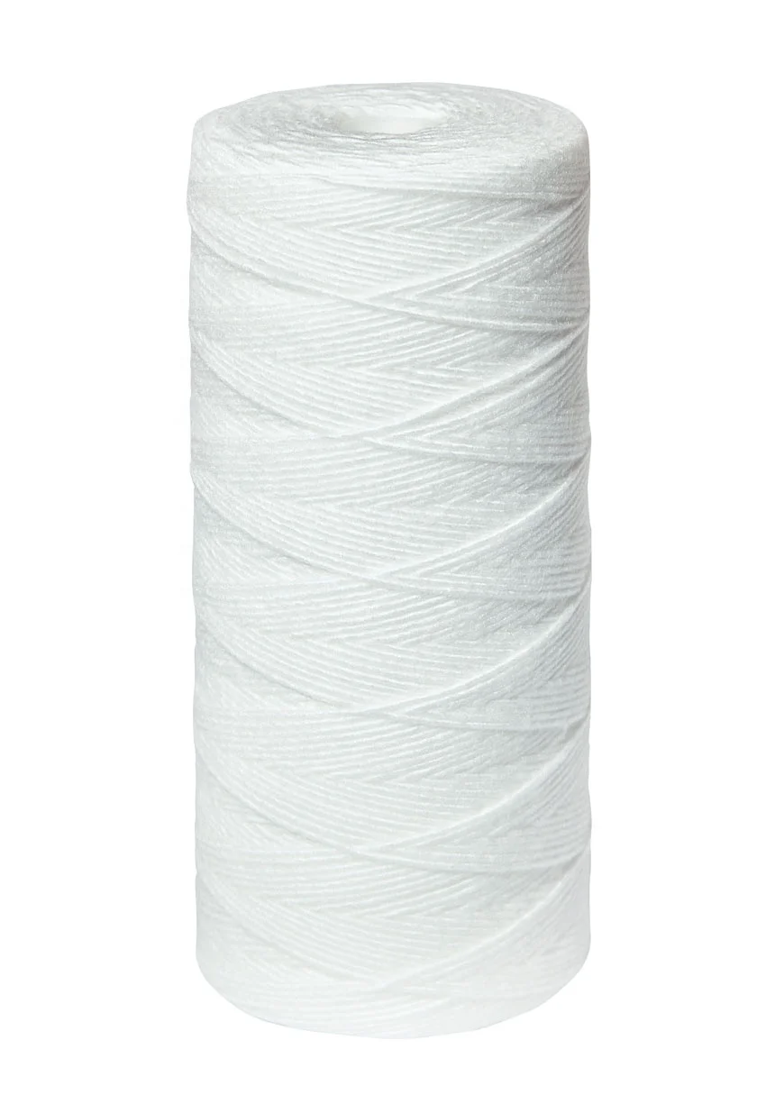 NSF Cartridges Water Filter Pp String Wound Filter Cartridges For Coarse Filtration