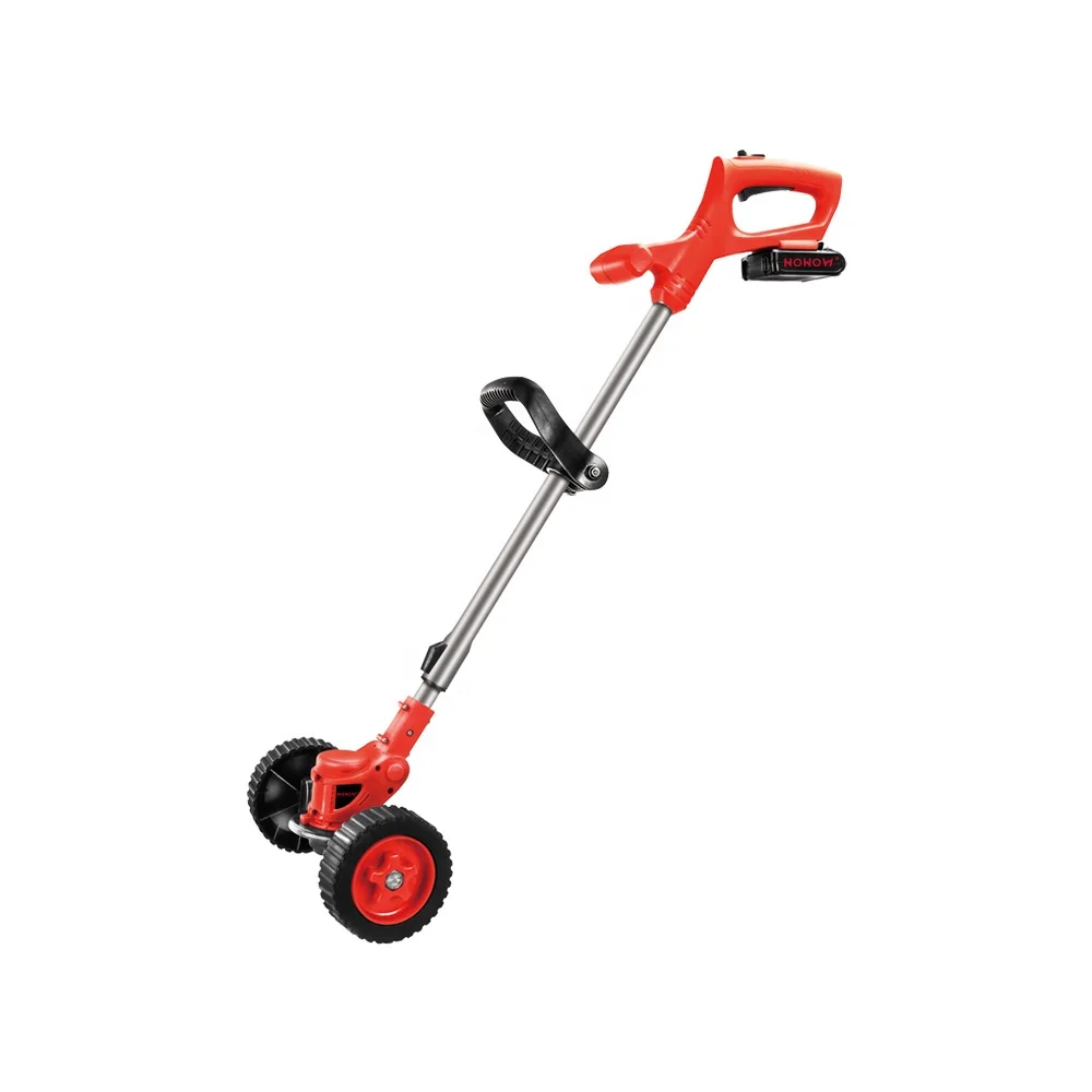 Cordless Garden Tools 21V Battery Grass Cutter Walk Behind Lawn Mower Cordless String Trimmer
