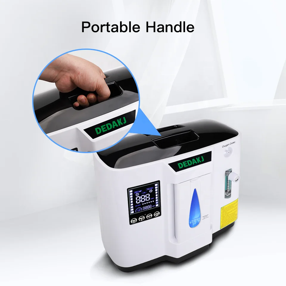 Overseas warehouses Home car use Portable Medical Grade 1-7l Dual Flow oxygen-concentrator Oxgen Generator factory price