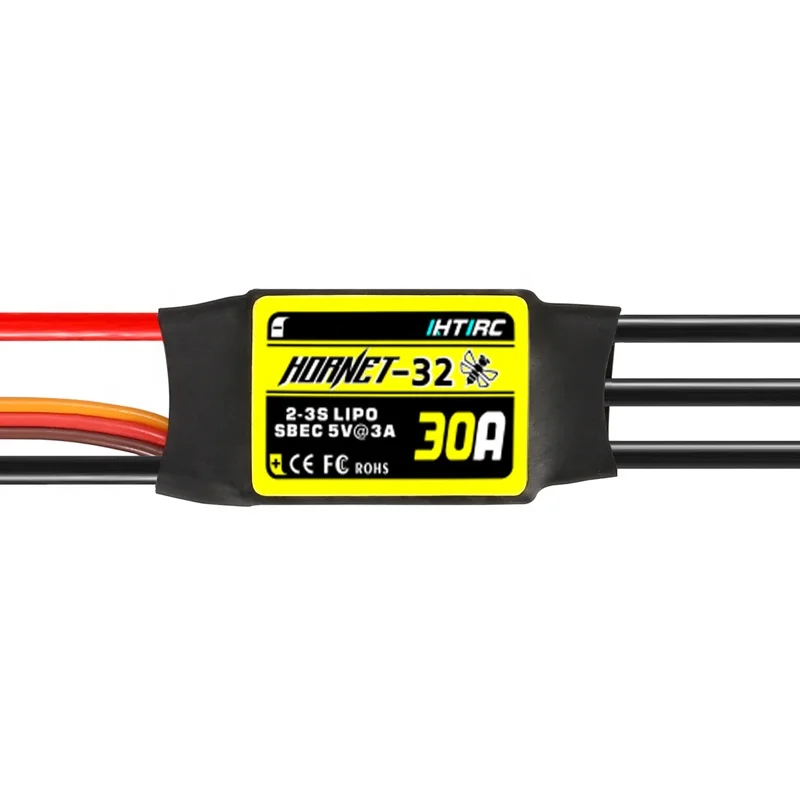 Оригинальный 30A 2-4S ESC Hornet-32 RC бесщеточный контроллер скорости с 5V 2A BEC для квадрокоптера мультикоптера