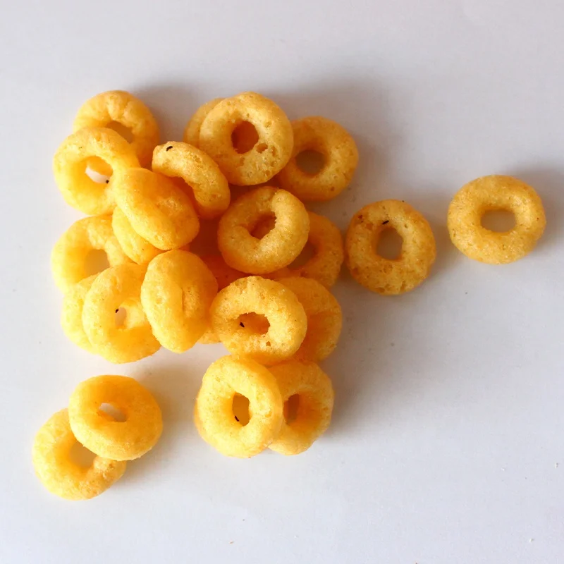 non-fried puffed snack extrusion processing line korean puffed rice snack making and packing machine