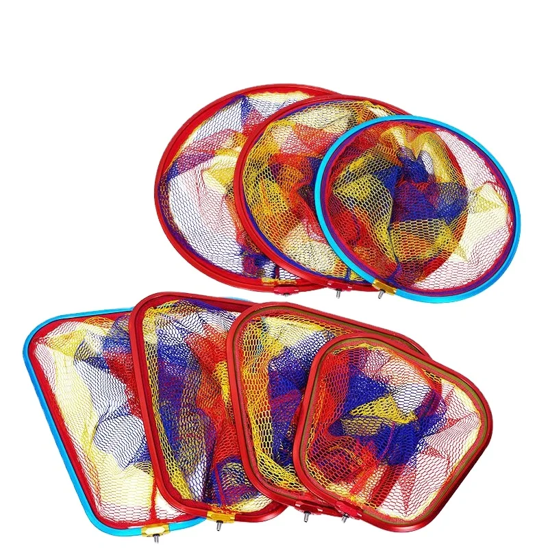 Quick Dry Landing Net High Quality 30/35/40/45cm Ultra-clear Rubber Landing Net Chinese Fishing Net