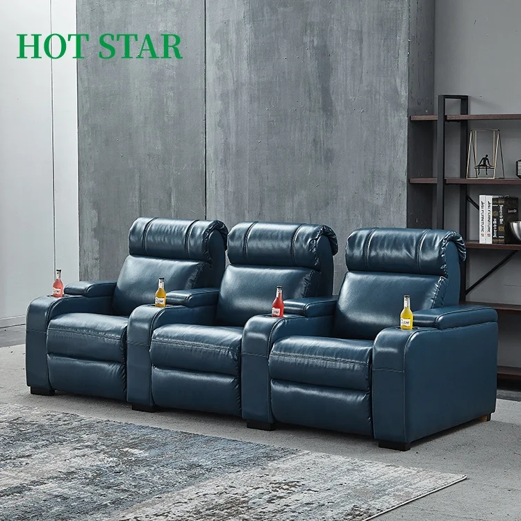 Luxury Genuine Leather Custom Zero Gravity Lounge Reclining Cinema Armchair, Lazy Boy Sectionals Sofa, Leather Recliner Sofa