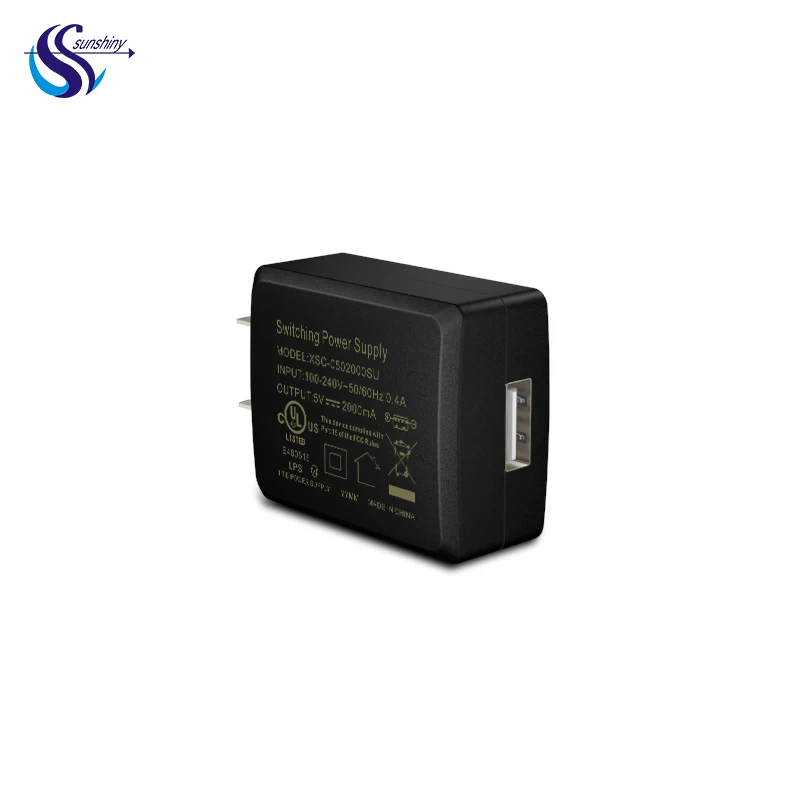 
Bulk sale AC DC usb power adapter quick charge 5v 2a smartphone mobile charger for home 