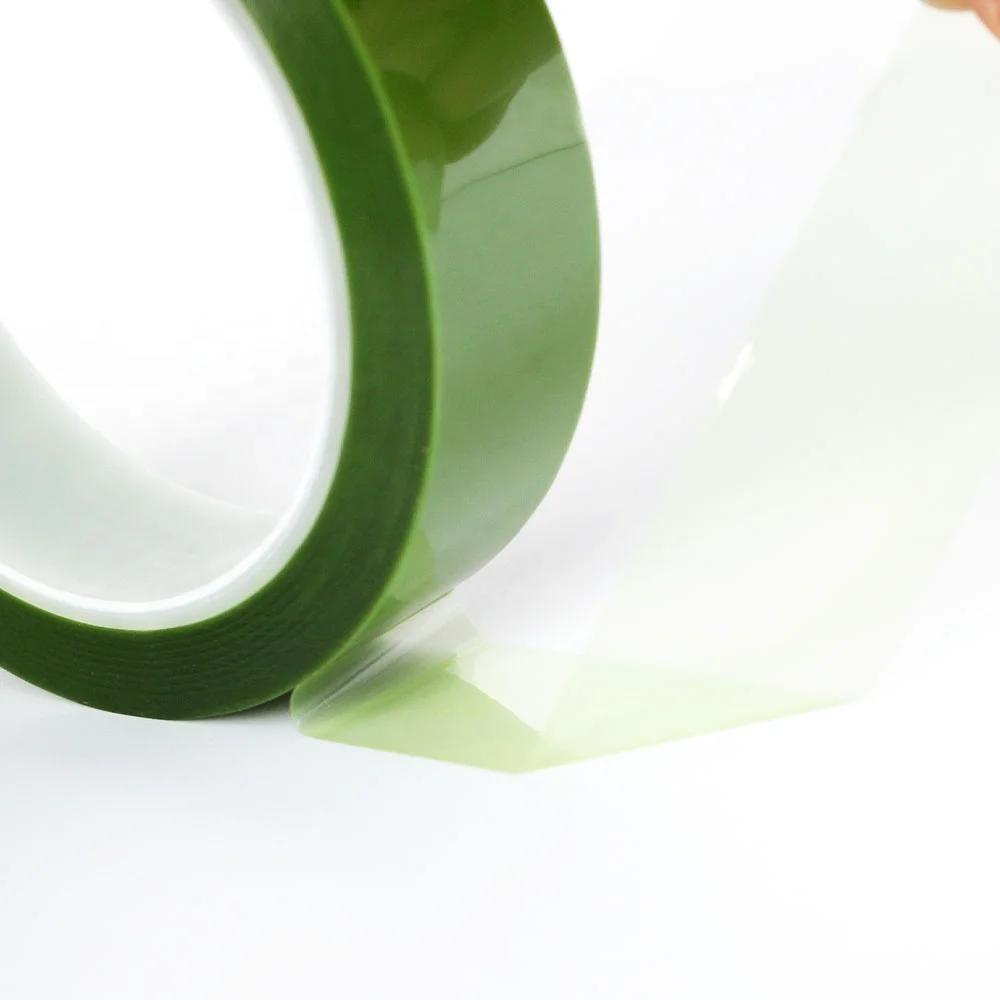 4- Deep Dark Green Kaptons PET Polyester Film With Silicone Glue Self Adhesive Epoxy Resin Powder Coating Anodizing Masking Tape