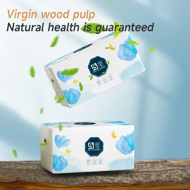 Wholesale Disposable 5 ply Ultra Soft Napkin Facial Tissue Paper For Home Face Cleaning