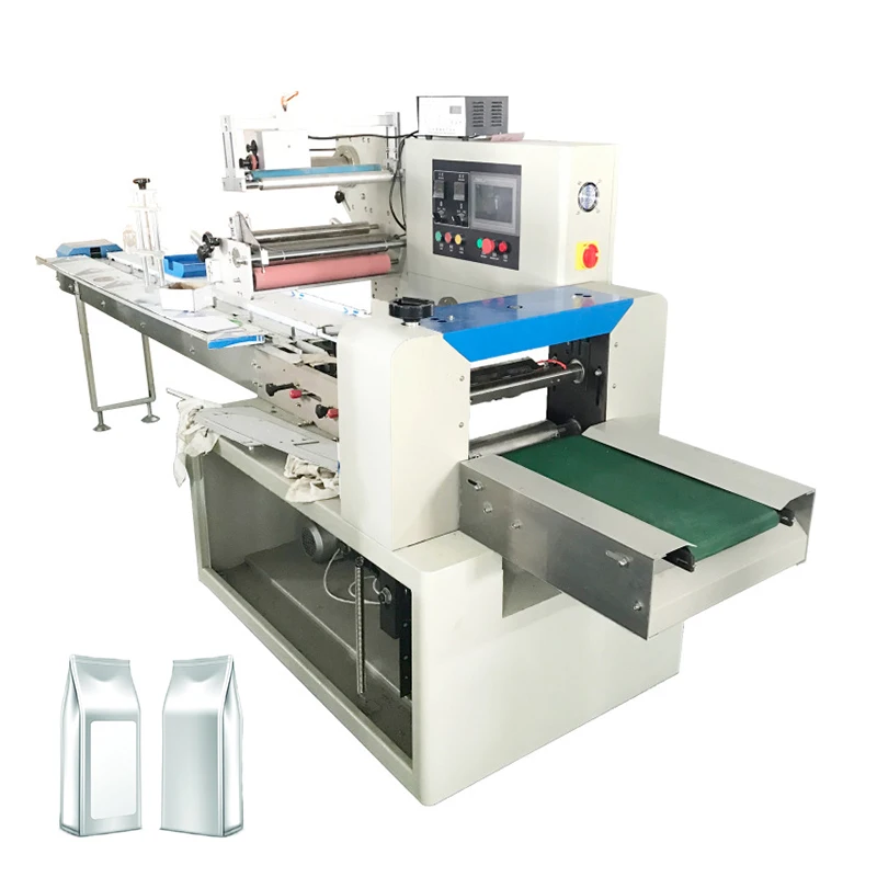 High efficiency purchase pillow type cereal bar packing machine packaging machinery envasadora de galletas for wholesale
