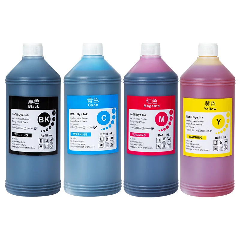 638XY Multiple colors available 1000ML refill ink suitable for printer ink
