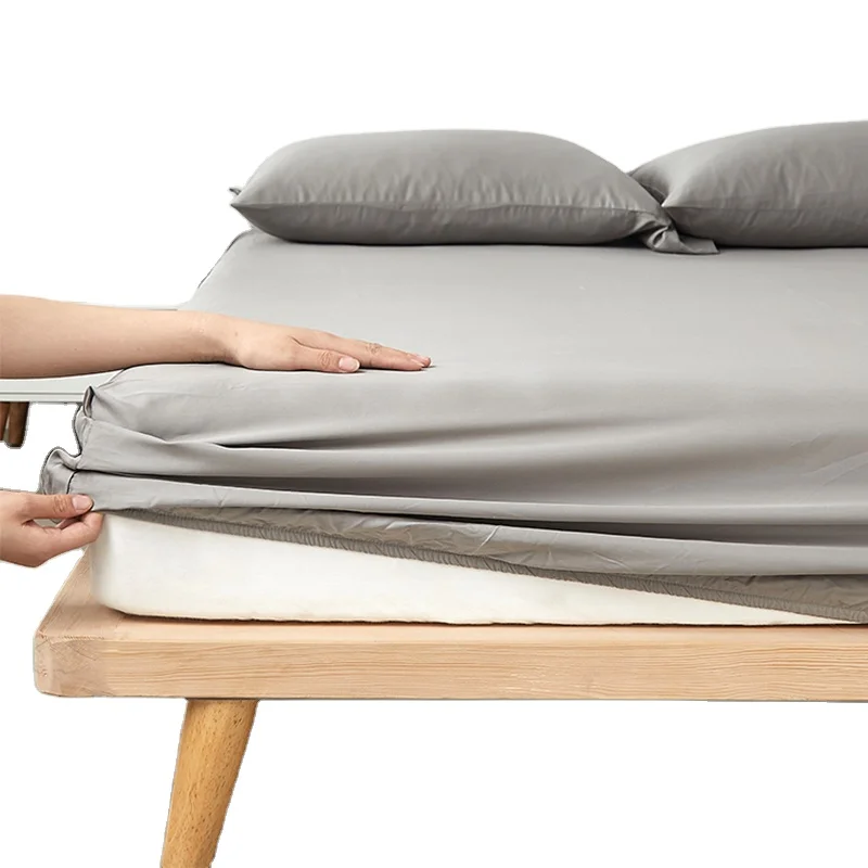 Luxury Hotel Dorm Bedding Bed Sheet Set Microfiber Cotton Sheets Extra Deep Pocket Sheets