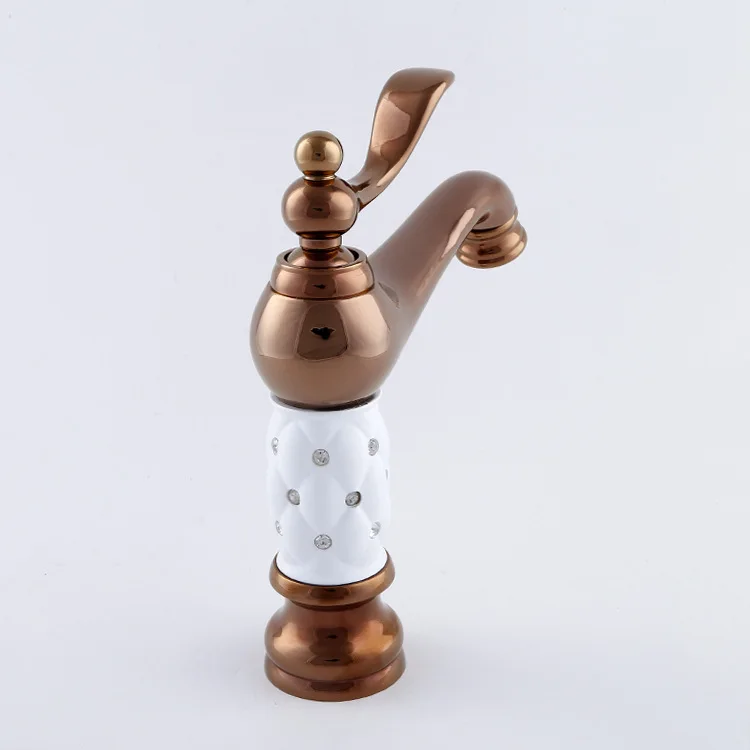 Environmentally friendly wear-resistant Lavatory Black Bathroom Accessories Mixer Brass Basin Sink Faucets Water Tap