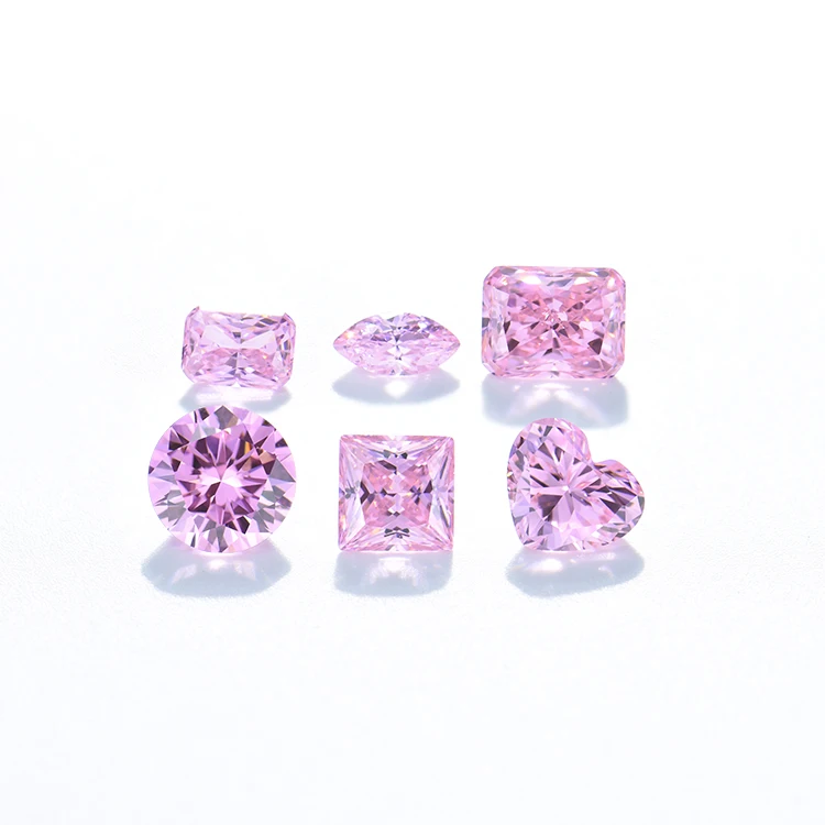 High Quality All Kinds Of Colors And Shapes Synthetic CZ Gemstones 5A+ Zircon  Cubic Zirconia