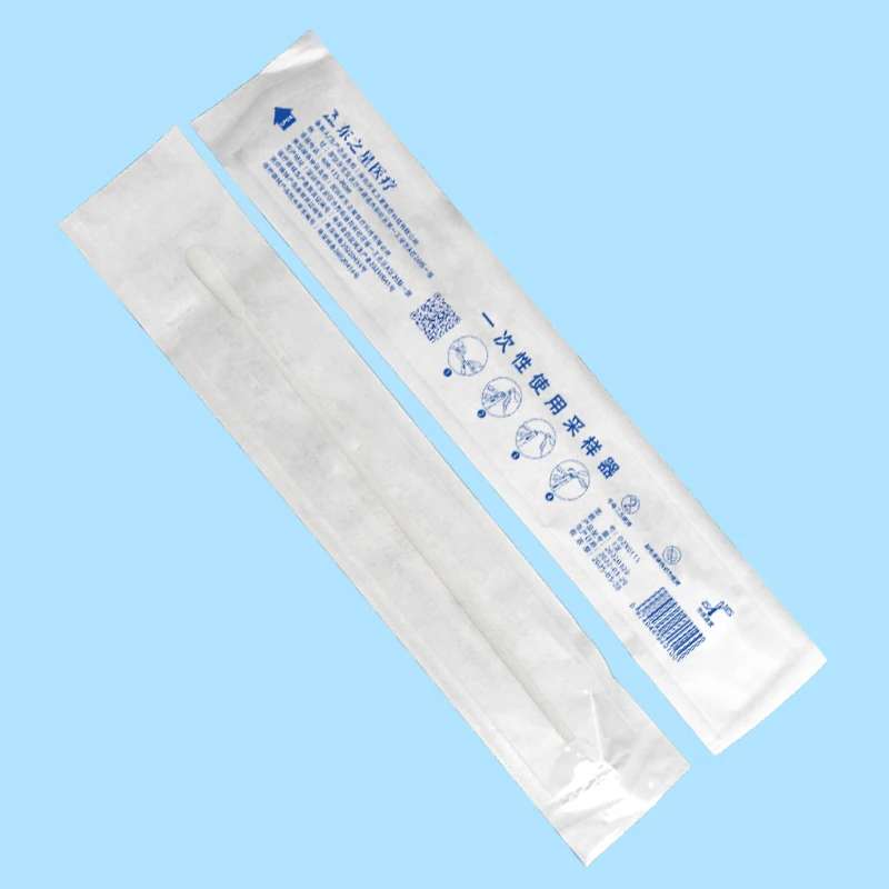 Custom Disposable medical flocked swab sample collection nasal swab