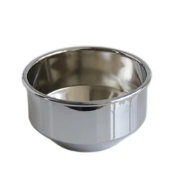 Factory Wholesale Copper High-gloss Chrome-plated Shaving Soap Bowl Shaving Foam Bowl