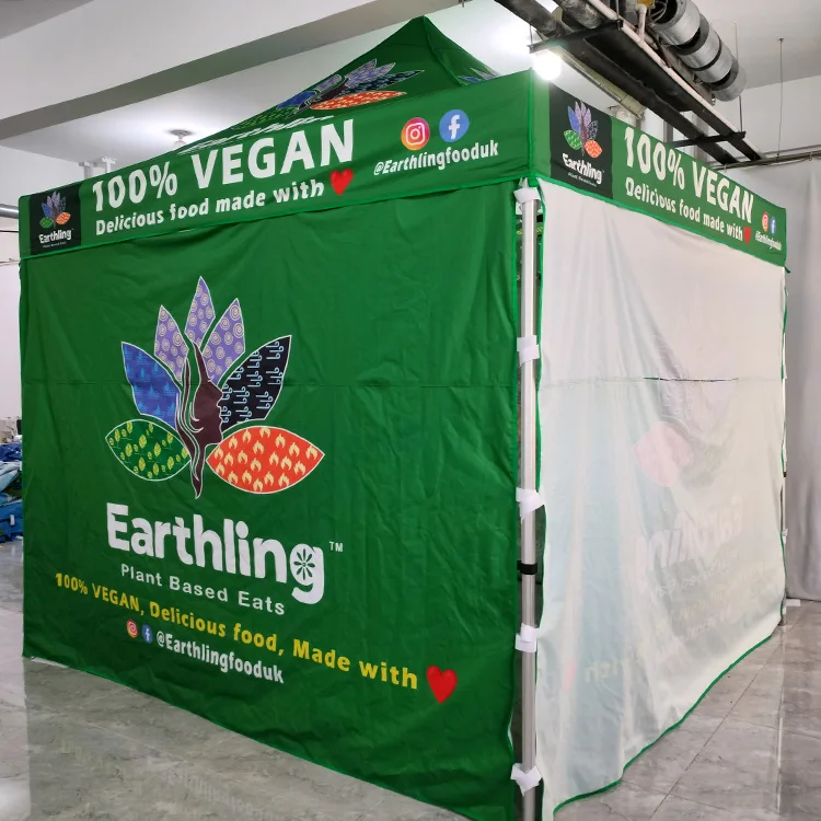 Sunshine High quality popcorn custom food 10x10 portable aluminium pop up trade show canopy tent gazebo