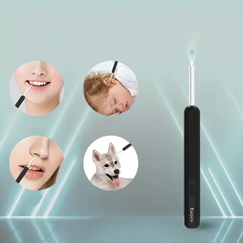 Камера для чистки ушей с 1080HD комплект удаления ушной серы 8 инструментами очистки камеры со светодиодной подсветкой