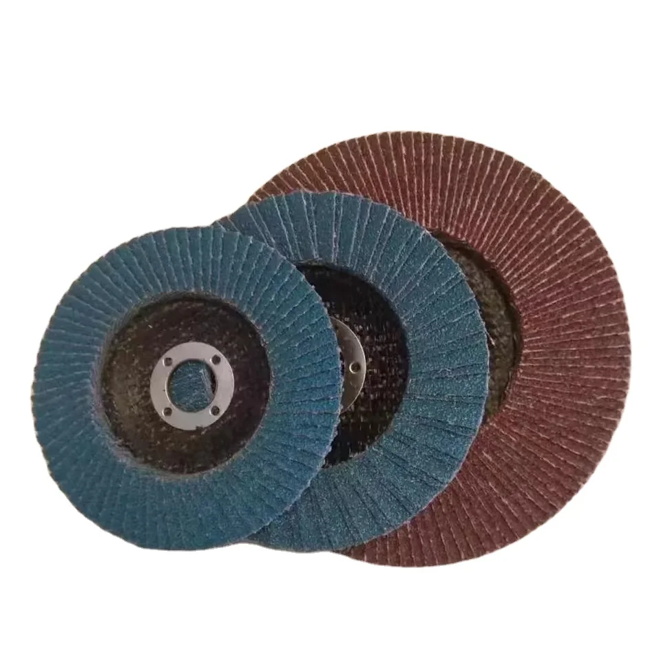 115*22mm Alumina-Zirconia abrasive flap disc disk high quality articles are manufactured by professional technicians
