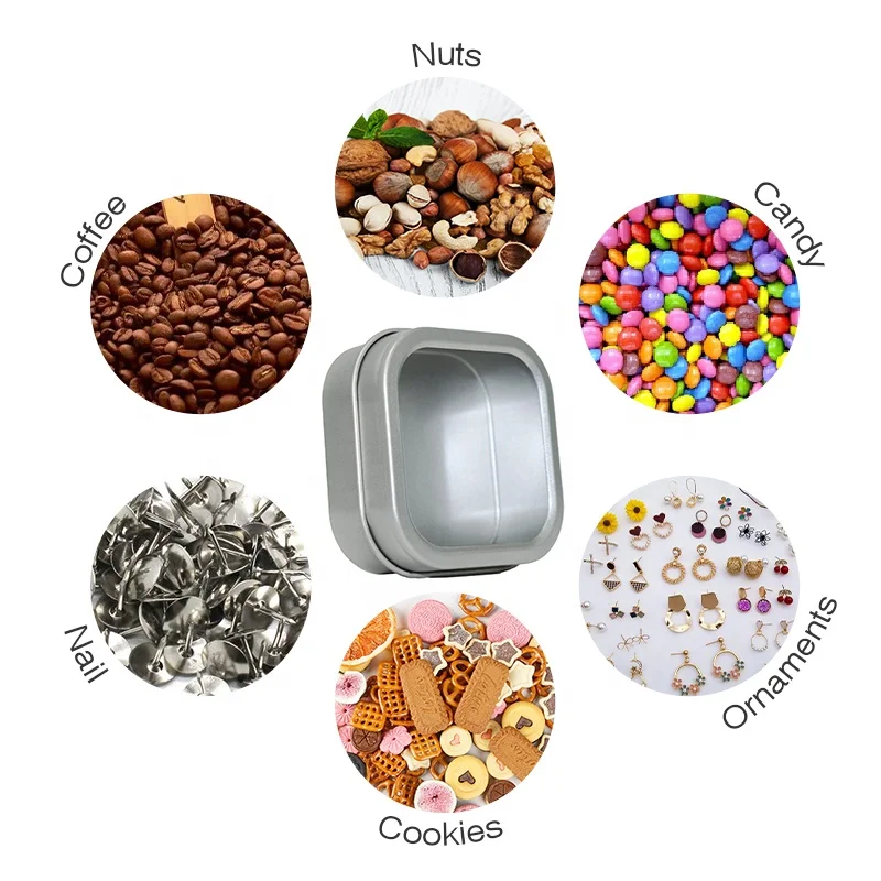 Small Mint Lip Balm Solid Perfume Soap Packaging Metal Rectangle Tin Box Tin Tube Case