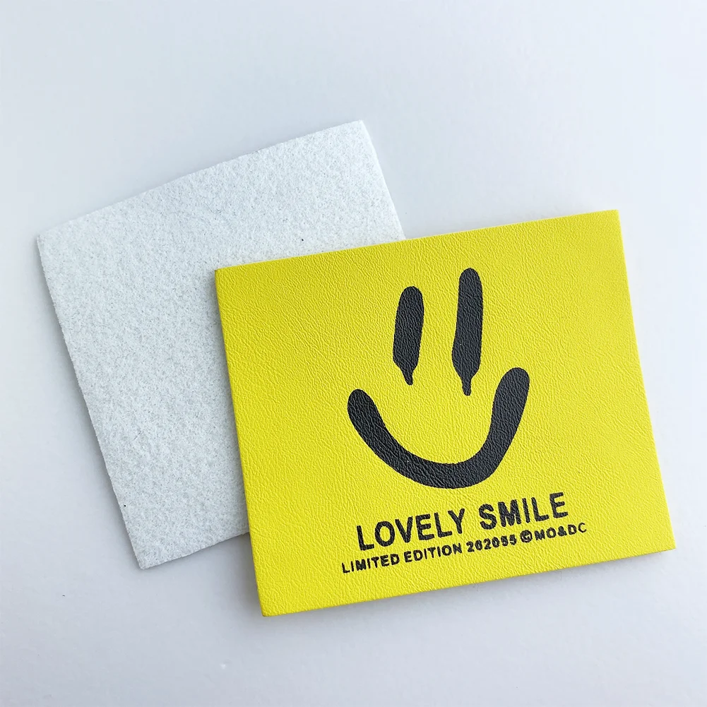 Manufacturer Factory Custom PU Jeans Leather Label