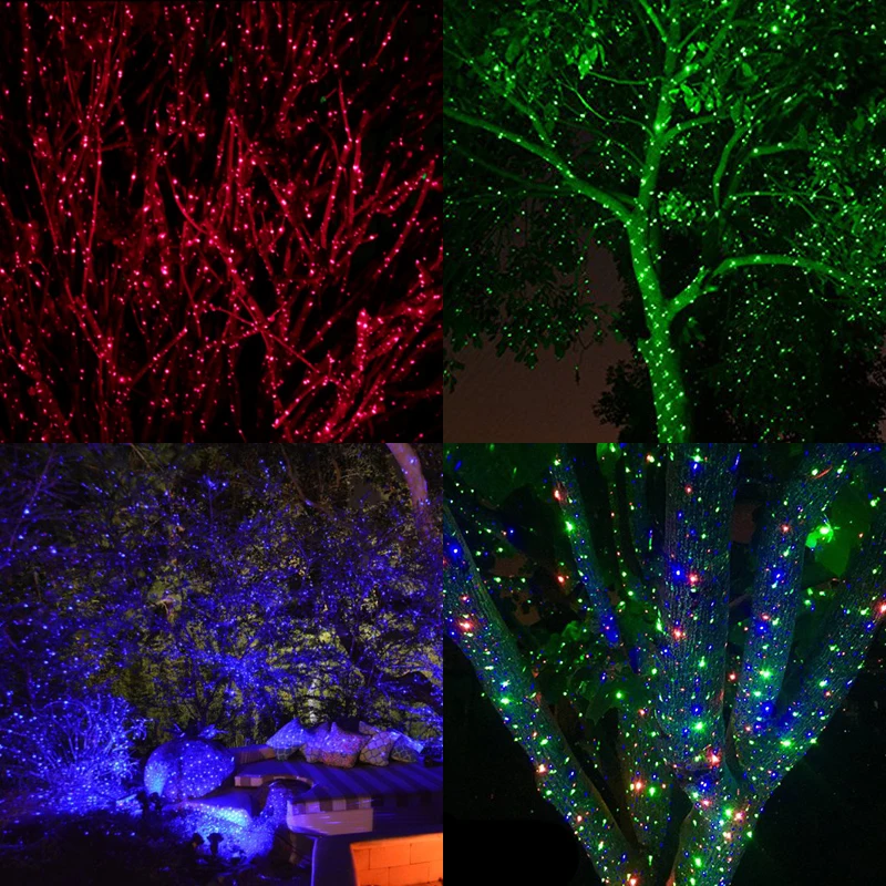 Shenzhan wholesale Outdoor Christmas Light rgb Star moving light Shower tree projector decoration X-33P-B