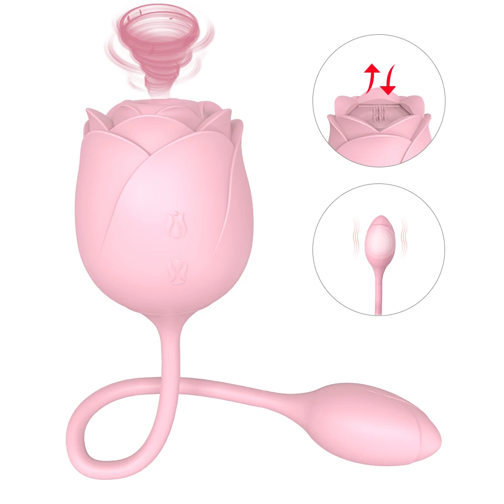 Rose-shaped sex toys popular in Sri Lankan shops double headed sex toys for women 2 in 1 sex toy products