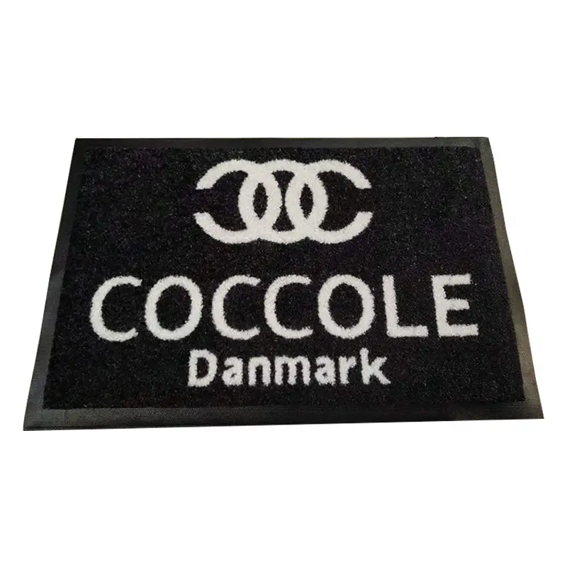Grceline Anti Slip Custom Printed Logo Door Mat, Outdoor Floor Door Mats Large Entrance Home Doormat