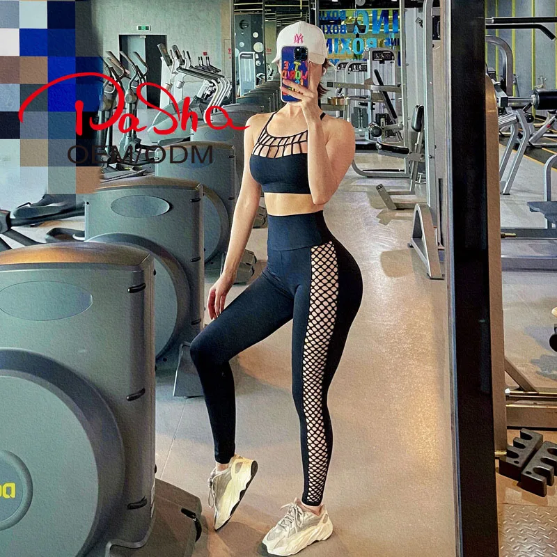 Pashasunshine женские спортивные костюмы, спортивная одежда, комплект из 2 предметов, брюки для занятий спортом, спортивный комплект из двух предметов одежда для женщин комплекты для девочек бесшовные леггинсы для женщин