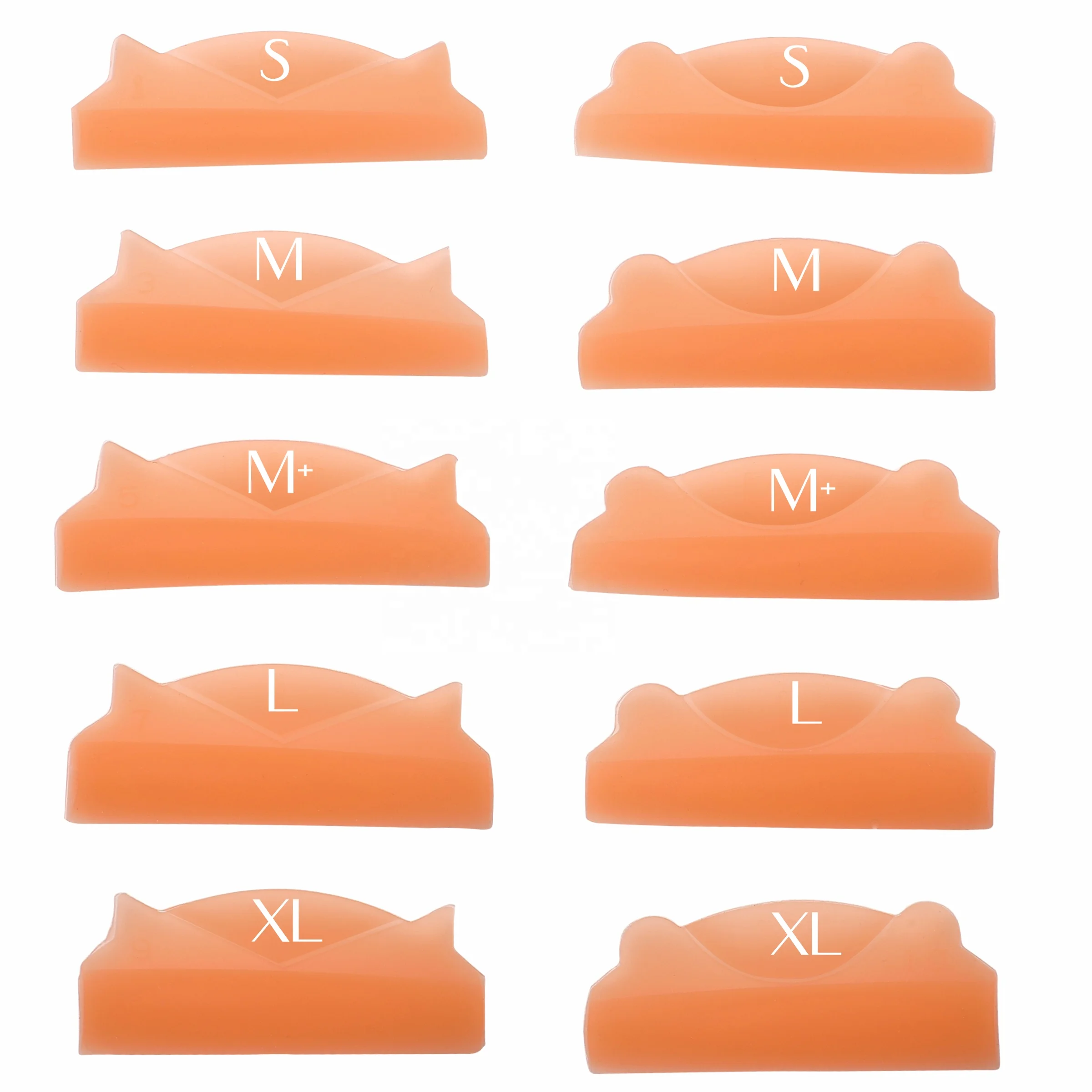 Liber Beauty Lash Lift Pad Soft Eyelash Perm Rod With 5 size Guards Flat C Curler Pads Ultra Lifting Result For Perming Tint Dye