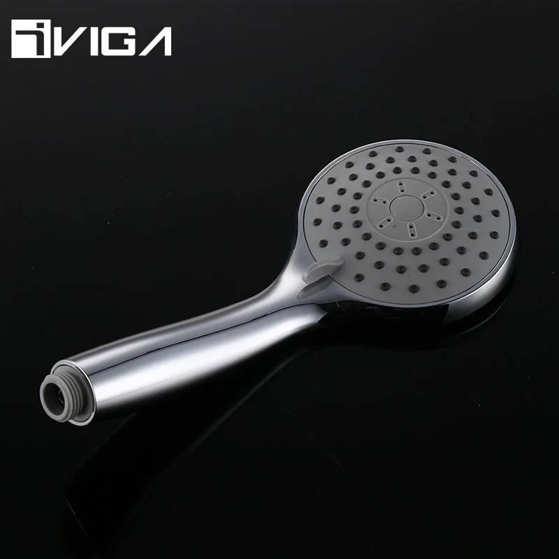 VIGA Factory Thermostatic Shower Set Brass Chrome Luxury Rain Shower Head Thermostatic Bath Shower Mixerer