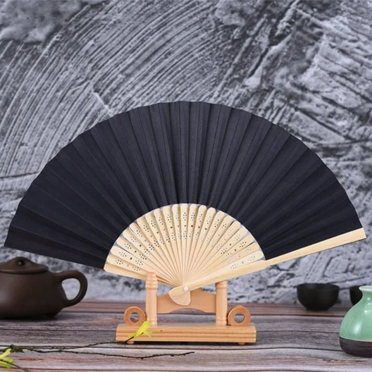
Foldable Hand Fan Design Your Own Custom Bulk Chinese Bamboo Paper Fan 