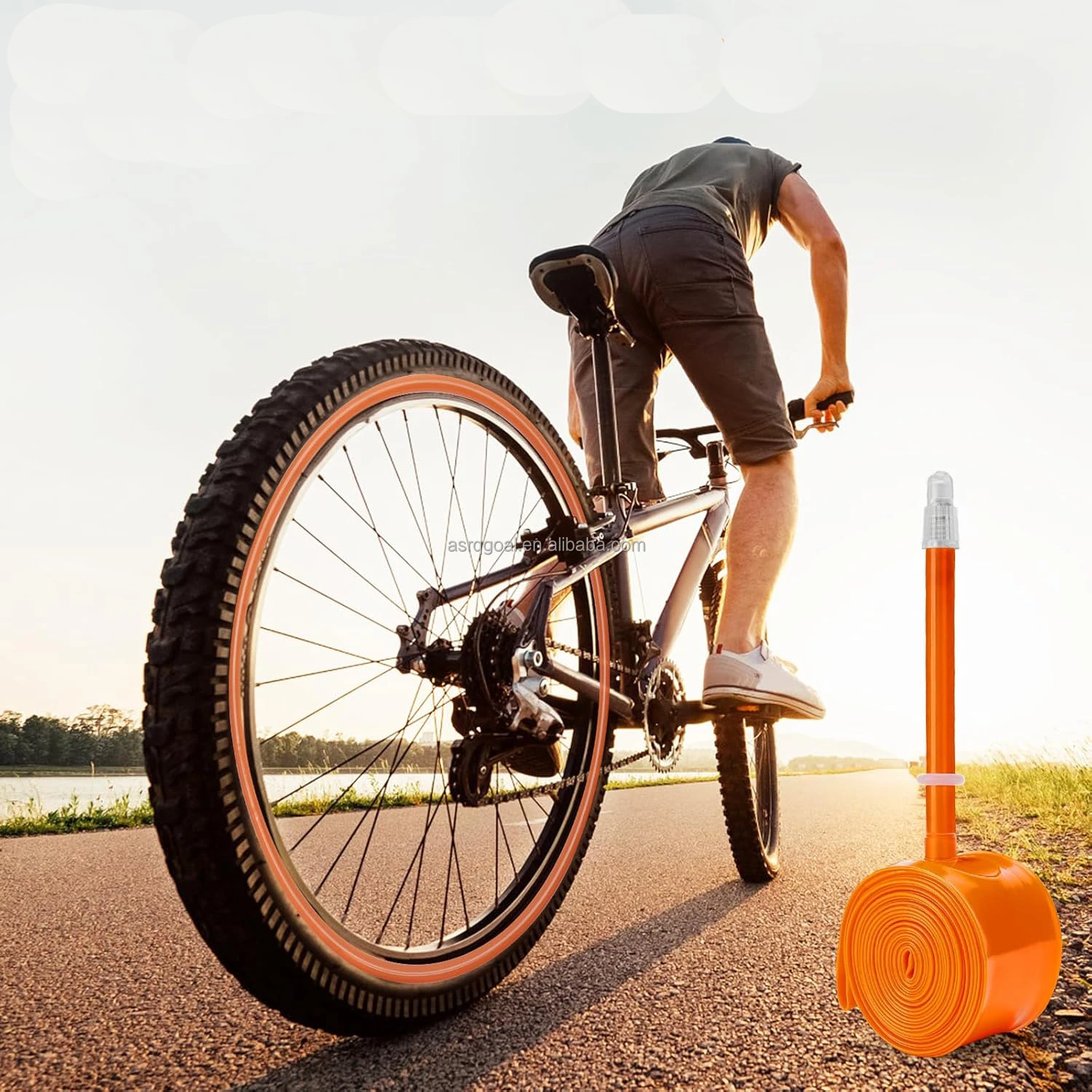 New Model Eco Friendly Bicycle Tpu Inner Tubes 700 20 c 26c 27.5 28c 29 32c Inch 45mm 65mm Valve for Bmx Road Bike Accessories