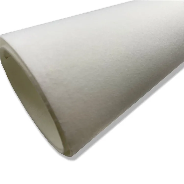 China Factory High Quality S3 1mm / 2mm / 3mm Polyester Felt Roll Non Woven Synthetic Felt Fabric White