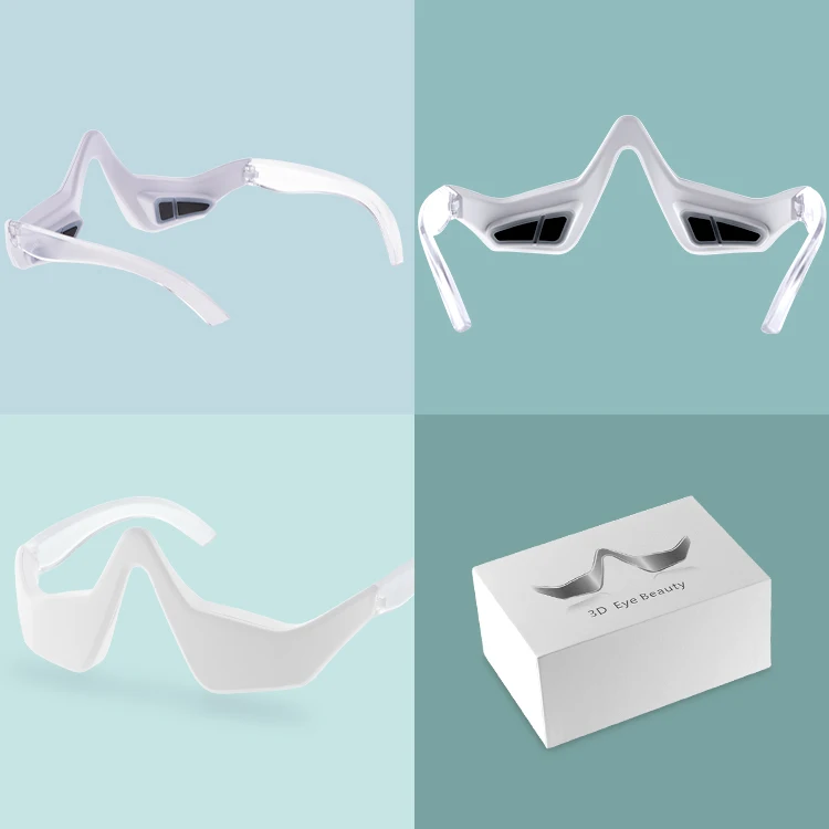 Eyecare Massage Beauty Tool Diminishes Dark Circles Wrinkles Microcurrent Eye Massager Beauty Device Eyes Red Light Glasses