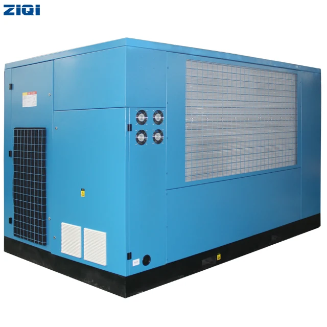 High work efficiency 132kw 7bar 8bar variable frequency water lubricated medical stationary air compressors air cooling machine