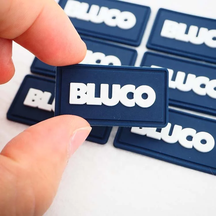 Custom Loop Hook Backing Promotional Flag Rubber Pvc Patch