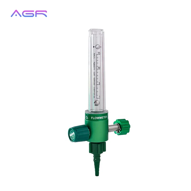 Custom Logo OEM Brass Oxygen Gas Medical Oxygen Pressure Regulator with Flowmeter Oxygen Fowmeter with humidifier