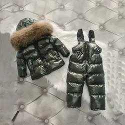 TMW оптовая продажа зимняя теплая толстовка с капюшоном для мальчиков куртка-пуховик combinaison de лыжные однотонная одежда из нейлоновой ткани, детский лыжный костюм