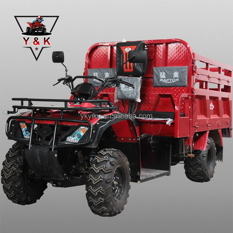 Adult 4X4 Atv Agriculture 300Cc 400Cc All Terrain Vehicle 4 Stroke Trailer Atv Cargo Box Atv For Farm Gasoline Beach Buggy