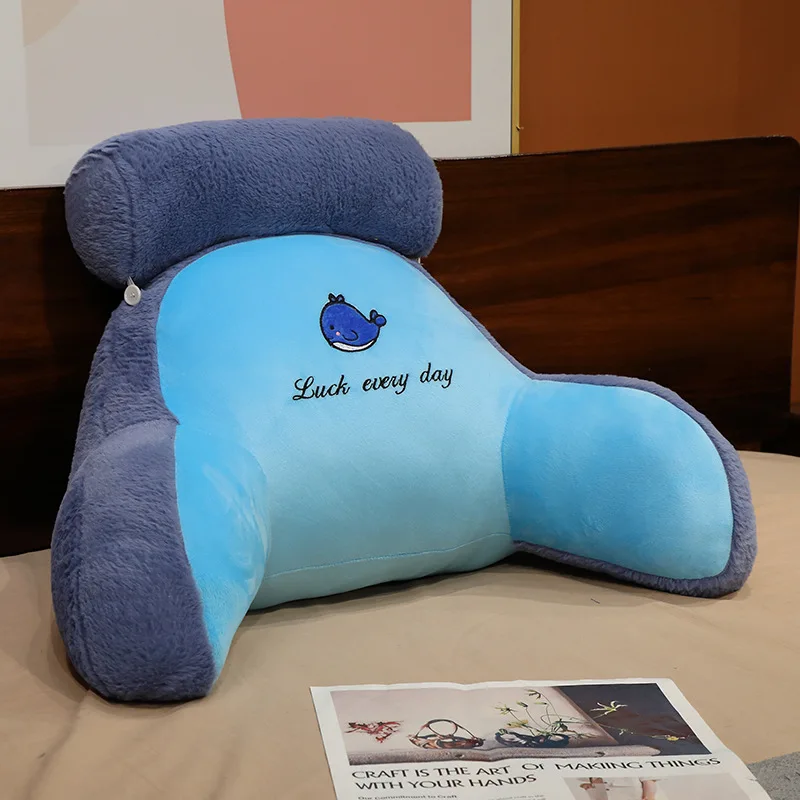 Soft bag large backrest waist protection cushion dormitory bed reading backrest cushion office tatami  cushion