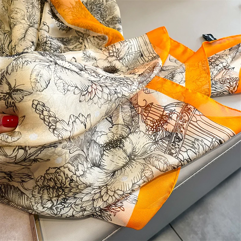 Warmth Tied Kaftan Stretchy silk scarf Well tunic slender